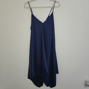 Halston Heritage BNWT rotal blue slip dress